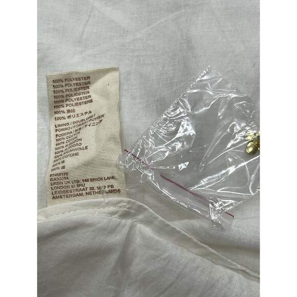 Anthropologie Let Me Be Midi Dress Long Sleeve V Neck Ivory Floral Preppy 3X NWT - Picture 12 of 15